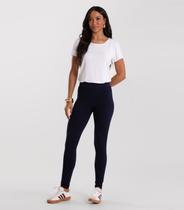 Legging Feminina Básica Cotton Rovitex Azul