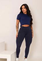 Legging Feminina Cintura Alta Modeladora com Alta Elasticidade