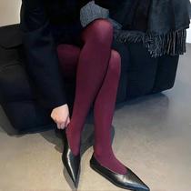 Legging Feminina de Veludo Vintage Borgonha - Modelagem Esculpida Legging Feminina de Veludo Vintage Borgonha - Modelagem Esculpida