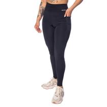 Legging Feminina Estilo do Corpo New Premium Bolsos Preto