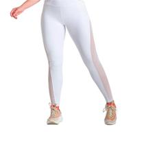 Legging Feminina Fast Branca Poliamida Massam Fitness