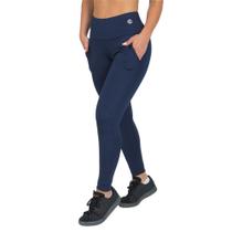 Legging Feminina Fitness Bolso Azul Escuro