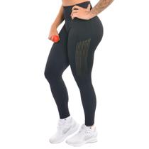 Legging feminina modelo arrastão fitness Selene