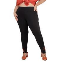 Legging Feminina Plus Size Calça Academia Cós Alto