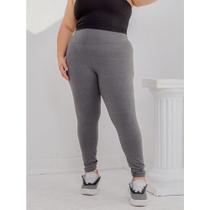 Legging Feminina Plus Size Calça Academia Cós Alto Peluciada