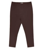 Legging Feminina Plus Size Em material sintético Secret Glam Marrom Legging Feminina Plus Size Em material sintético Secret Glam Marrom
