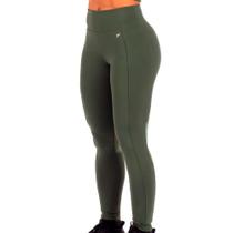 Legging Feminina Poker Electra Tech Press UV50+ Verde Escuro