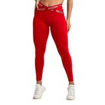 Legging Feminina Poliamida Massam Fitness Vermelha