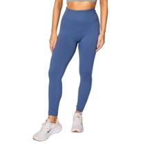 Legging Feminina Sea Surf Sem Costuras Levanta Bumbum Azul Legging Feminina Sea Surf Sem Costuras Levanta Bumbum Azul