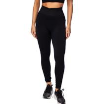 Legging Feminina Sea Surf Sem Costuras Levanta Bumbum Preto