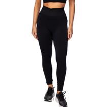 Legging Feminina Sea Surf Sem Costuras Levanta Bumbum Preto Legging Feminina Sea Surf Sem Costuras Levanta Bumbum Preto