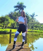 Legging Fit HeadUP com sobreposição DGO Legging Fit HeadUP com sobreposição DGO
