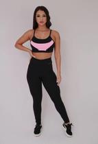Legging Fitness com Recortes Legging Fitness com Recortes