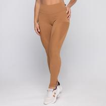 Legging Fitness Feminina Poliamida Textura Recortes Cintura Alta Legging Fitness Feminina Poliamida Textura Recortes Cintura Alta