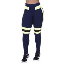 Legging fitness feminina recortes em tela e neon poliamida orbis Legging fitness feminina recortes em tela e neon poliamida orbis