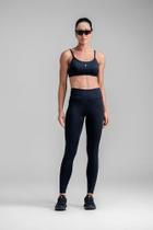 Legging Fitness Louise Go Cós Alto Preta para Treino e Academia Legging Fitness Louise Go Cós Alto Preta para Treino e Academia