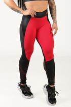 Legging Fitness Xtreme Vermelho Preto Dynamite