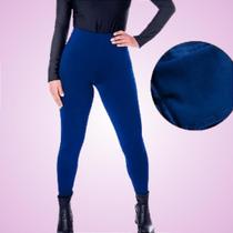 Legging Flanelada Azul Royal