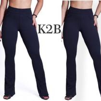 Legging flare K2B cós alto