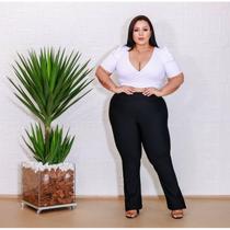 Legging Flare Premium Neoprene Cintura Alta Modela o Corpo Não Marca Zero Transparência