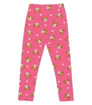 Legging Infantil Estampada Molecotton Rovitex Kids Rosa