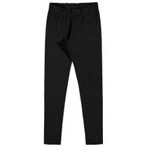 Legging Infantil Feminina Básica Tradicional Dia a Dia Escola Confortável Alta Qualidade Preta Malwee