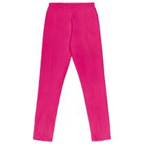 Legging Infantil Flanelada Forrada Inverno Menina Calça Com Friso 1 ao 16 tamanho:2cor:rosa