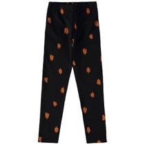 Legging Infantil Menina em Algodão com Elastano Preto Malwee