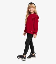 Legging Infantil Veludo Trick Nick Preto