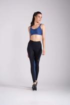 Legging LARULP Atenas Lauren Essential Preto e Azul Jeans Legging LARULP Atenas Lauren Essential Preto e Azul Jeans