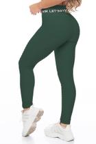 Legging Lets Gym Seamless Brocada Militar M Legging Lets Gym Seamless Brocada Militar M