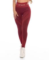 Legging Lets Gym Seamless Ignite Vermelho M Legging Lets Gym Seamless Ignite Vermelho M