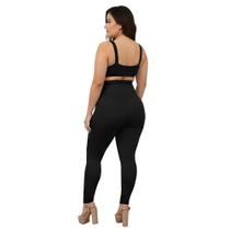 Legging Levanta Gluteos Alta Compressão Com Elastico Modelador Cor:PretoTamanho:PGênero:Feminino