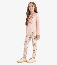 Legging Malha Soft Touch Rovi Kids Bege Legging Malha Soft Touch Rovi Kids Bege