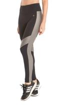 Legging Marina Preta e Prata Legging Marina Preta e Prata