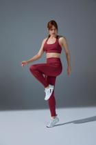 Legging material ecológico com Recortes foscos Alto Giro 2311313 Legging material ecológico com Recortes foscos Alto Giro 2311313