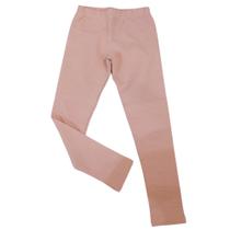 Legging moleton aflanelado fem infantil Vrasalon salmão