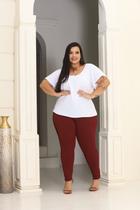 Legging plus size canelada