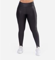 Legging Poliamida Micro Canelada C/ Bolso Lateral Cós Duplo - ROMANCE (P ao GG)