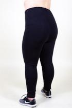 Legging preta lisa plus size Legging preta lisa plus size