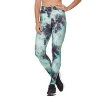 Legging Selene Estampada Feminina - Verde e Preto