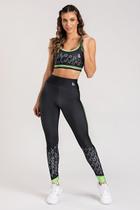 Legging Shape Press Escritas Verde Legging Shape Press Escritas Verde