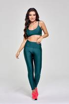 Legging Shine, cor verde