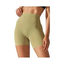 Legging Shorts Yoga Cintura Alta para Mulheres - Secagem Rápida e À Prova de Agachamento