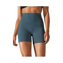 Legging Shorts Yoga Cintura Alta para Mulheres - Secagem Rápida e À Prova de Agachamento