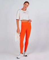 Legging Simbolo Essential Alto Giro Laranja AG