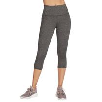 Legging Skechers Go Walk, cintura alta, meia panturrilha, cinza mesclado Legging Skechers Go Walk, cintura alta, meia panturrilha, cinza mesclado