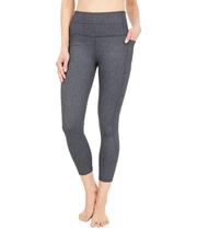 Legging Skechers Go Walk de cintura alta para mulheres cinza mesclado