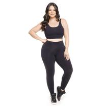 Legging Trinys Básica Suplex Power Plus Size F-11593 Feminina