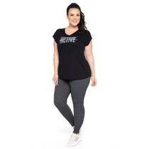 Legging Trinys Básica Suplex Power Plus Size Legging Trinys Básica Suplex Power Plus Size